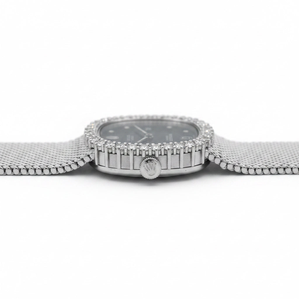 Watch women's ROLEX- Cellini in white gold