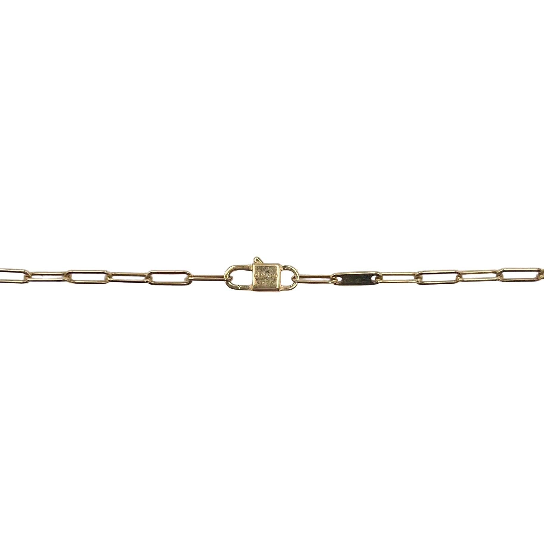 DINH VAN "R10 Handcuffs" Pendant Necklace in yellow gold and Lapis lazuli