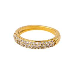 Bague Pavée Or jaune Diamant