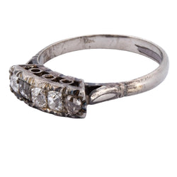 White gold and Diamond Garter Ring