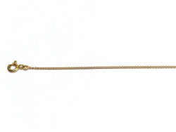 Rose gold chain with curb chain design