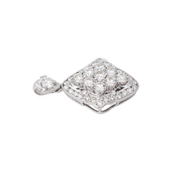 Pendentif Or blanc Diamant