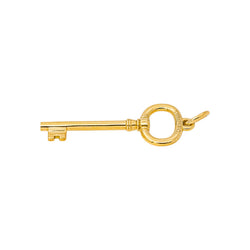 Tiffany & Co. Yellow Gold Key Pendant