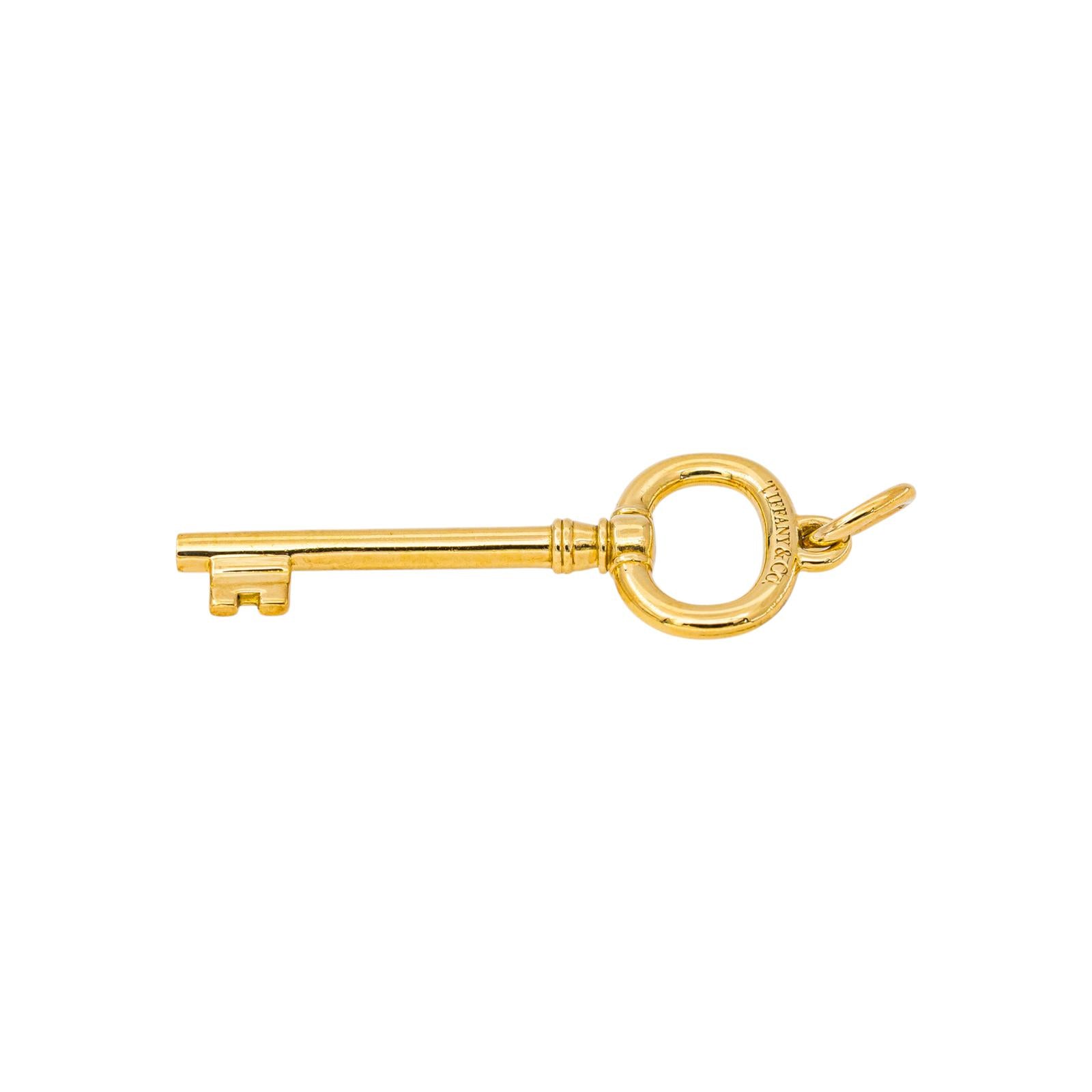 Tiffany & Co. Yellow Gold Key Pendant