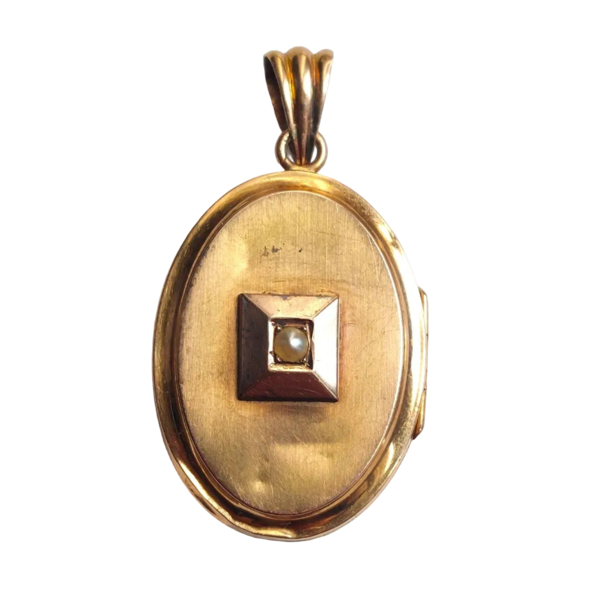 Yellow Gold and Pearl Pendant