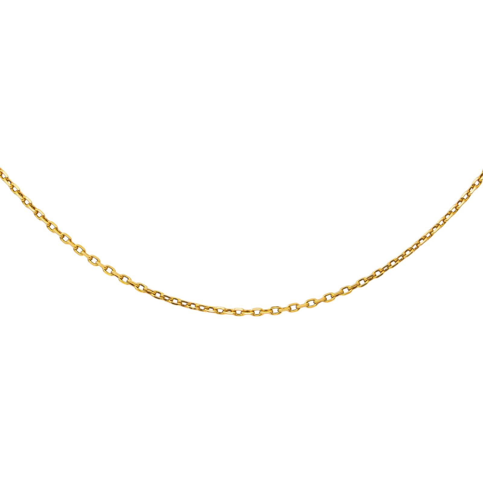 Necklace Forçat Link Yellow gold