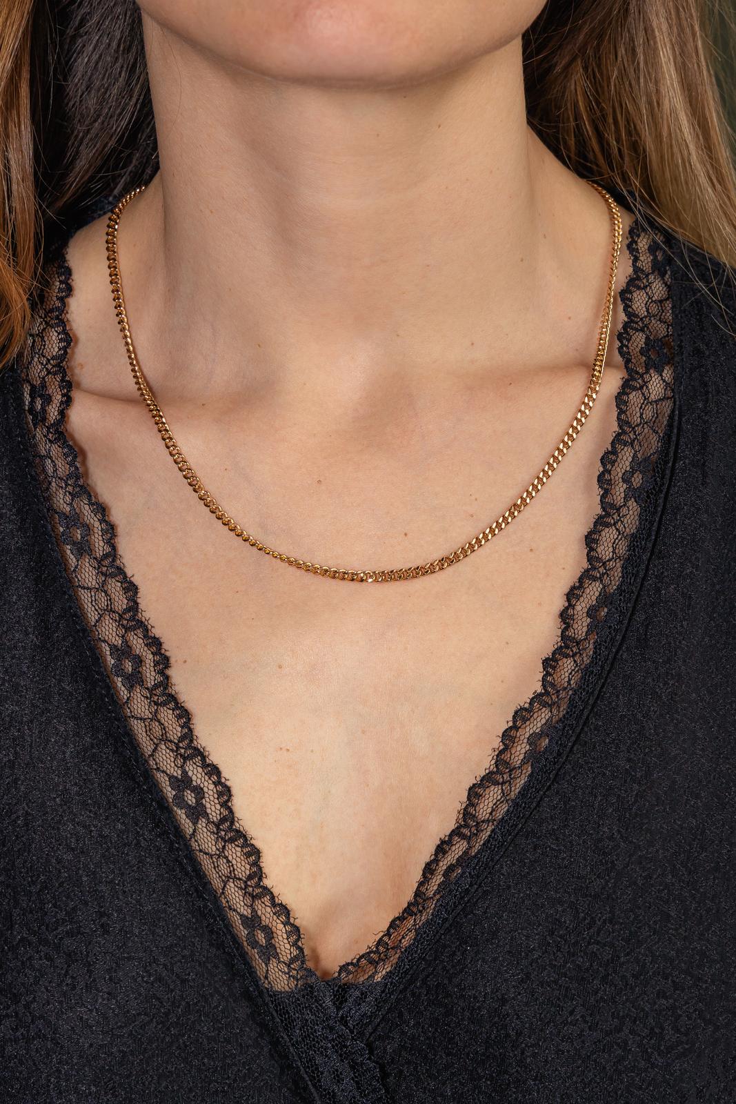 Collier Maille gourmette Or rose