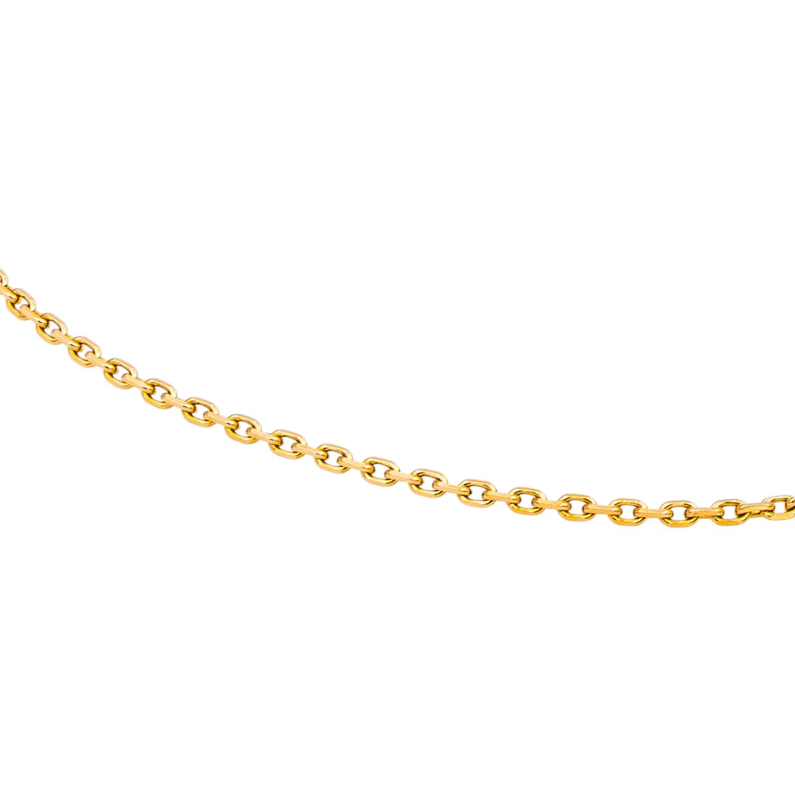 Collier Maille forçat Or jaune