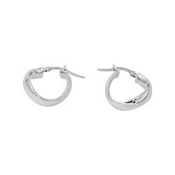 White gold Hoop earrings