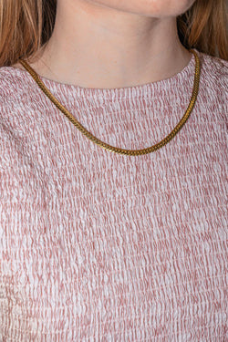 Collier Maille anglaise Or jaune