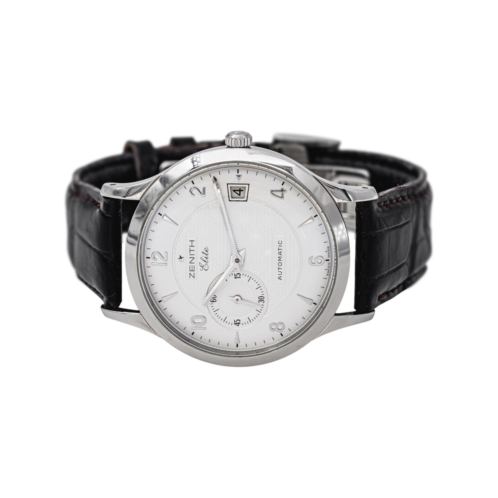 Zenith Elite Watch, Stainless Steel