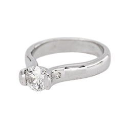 White gold Solitaire Diamond Ring