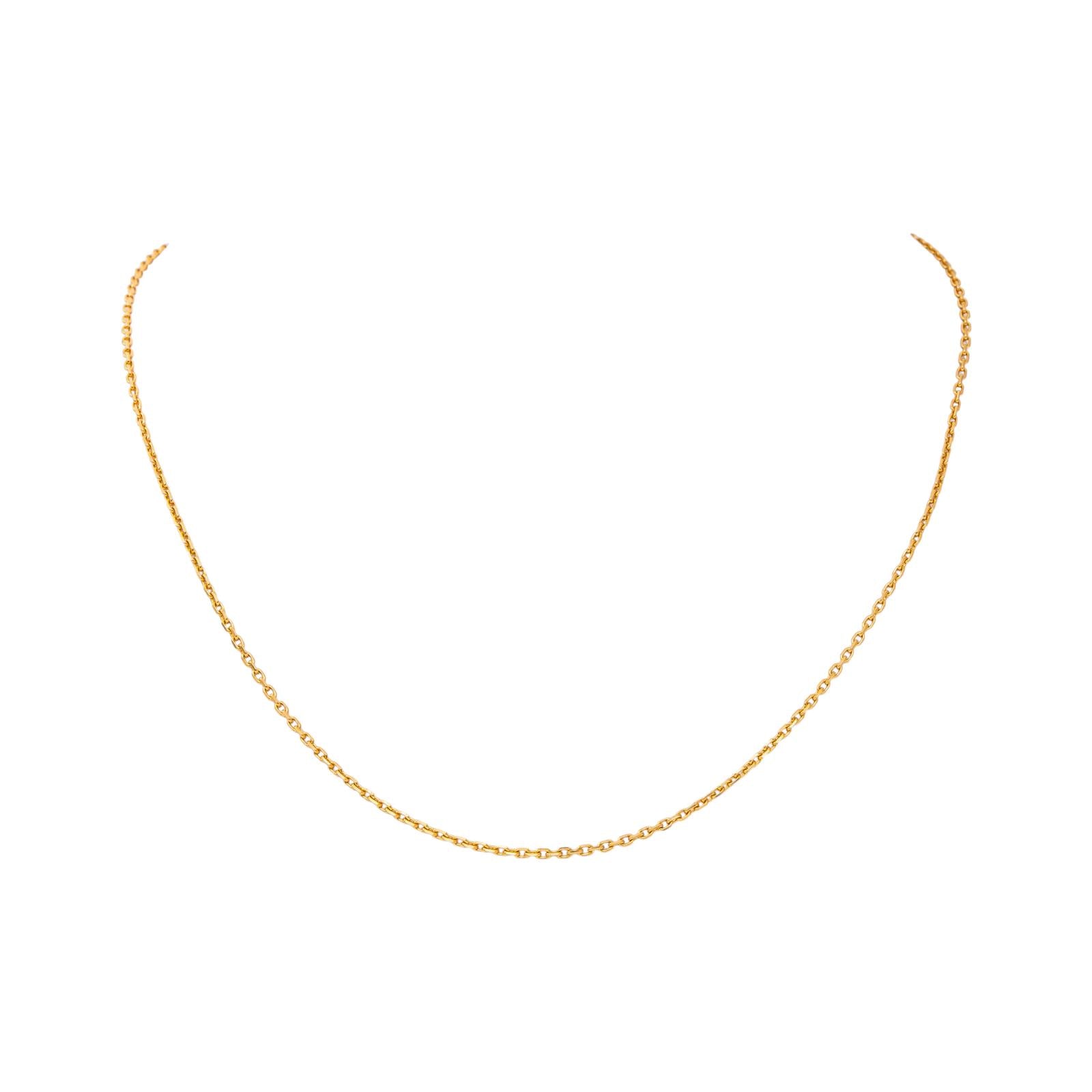 Yellow Gold Forçat Link Necklace
