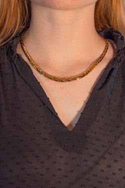 Collier Maille haricot Or jaune