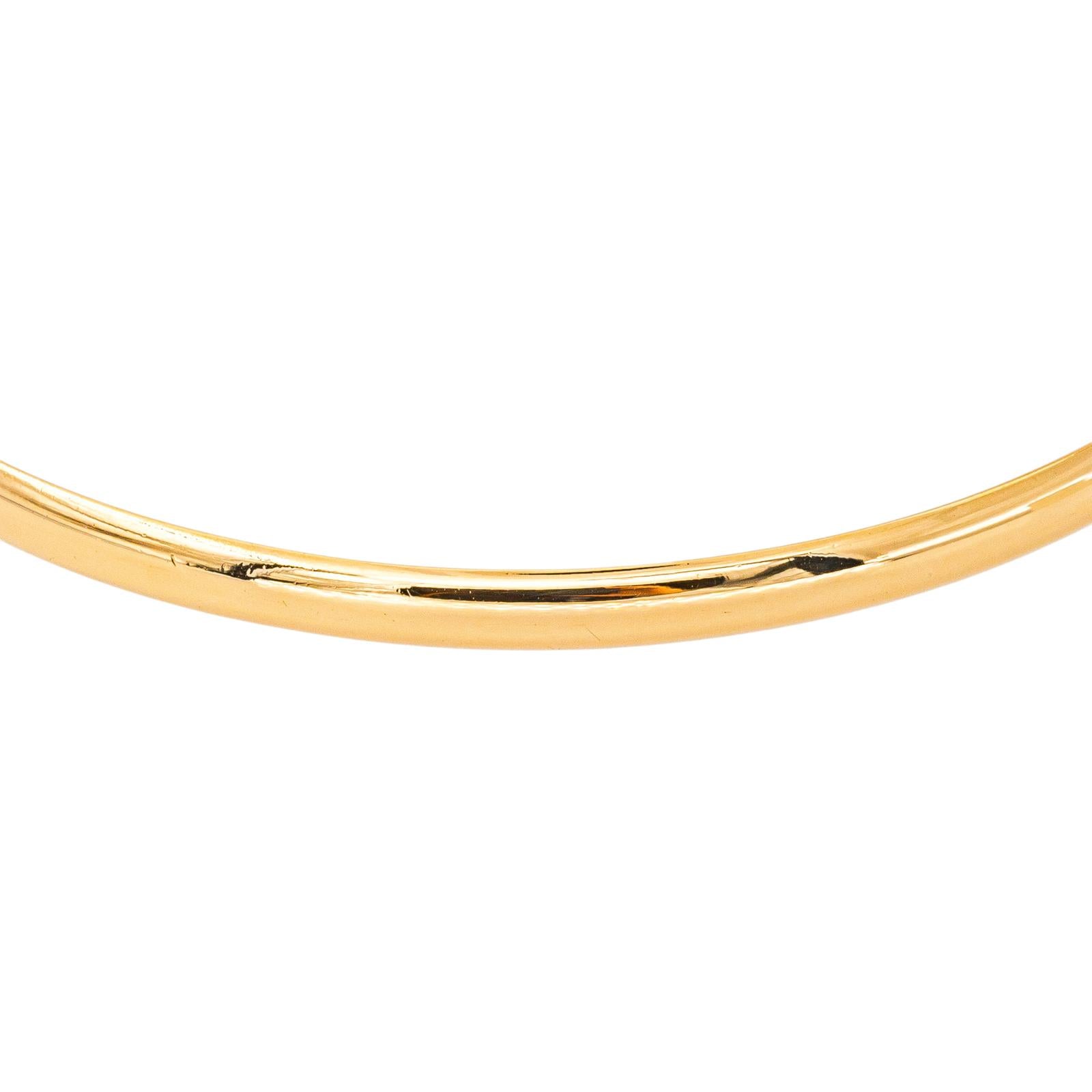 Yellow Gold Bangle Bracelet