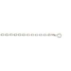 White Gold Forçat Link Necklace