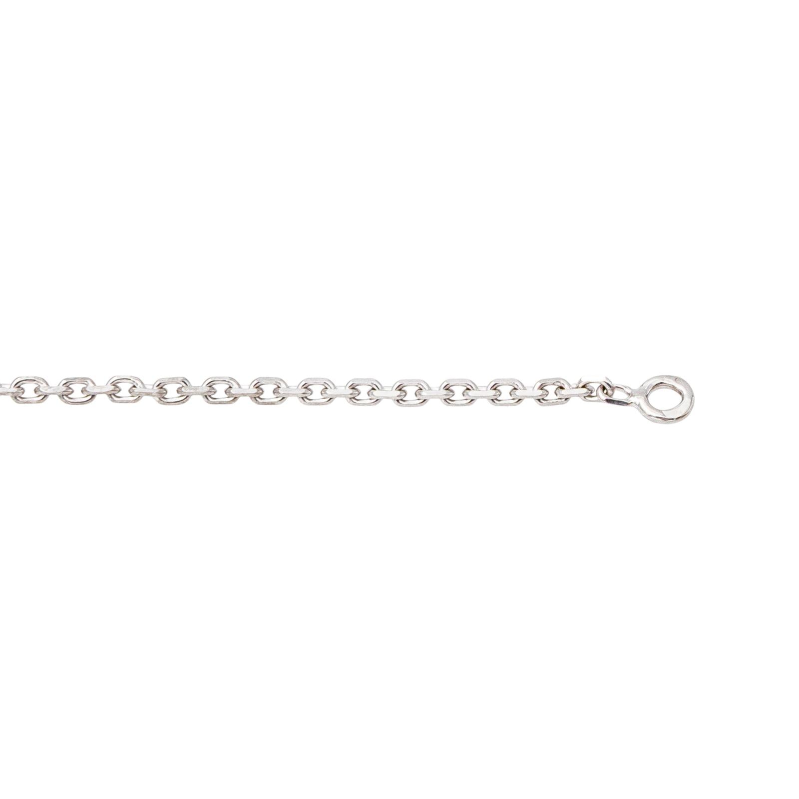 White Gold Forçat Link Necklace