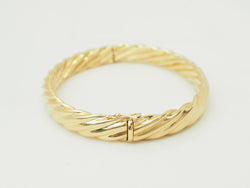 Yellow Gold Bangle Bracelet