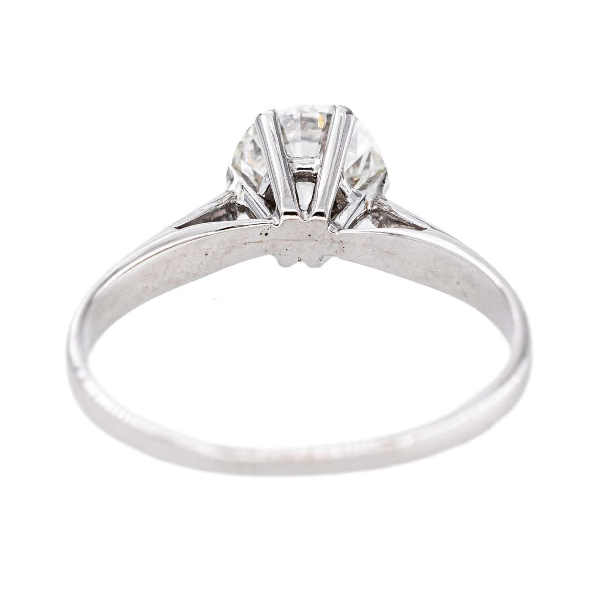Bague Solitaire  Or blanc Diamant