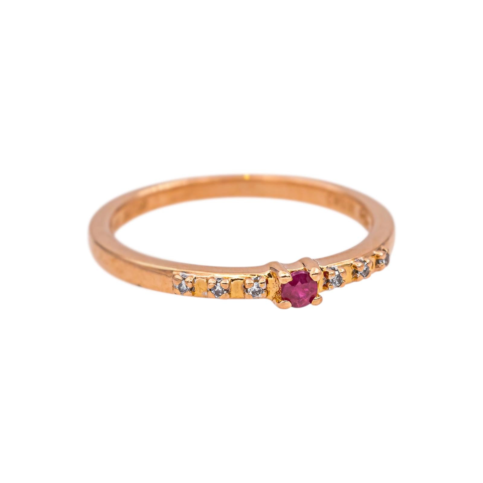 Mauboussin "Capsule d'émotions" Ring  Rose gold with Ruby