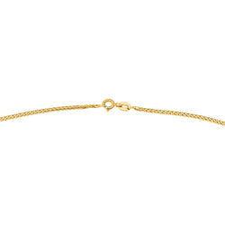 Collier Maille tressée Or jaune