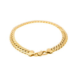 Yellow Gold English Link Bracelet
