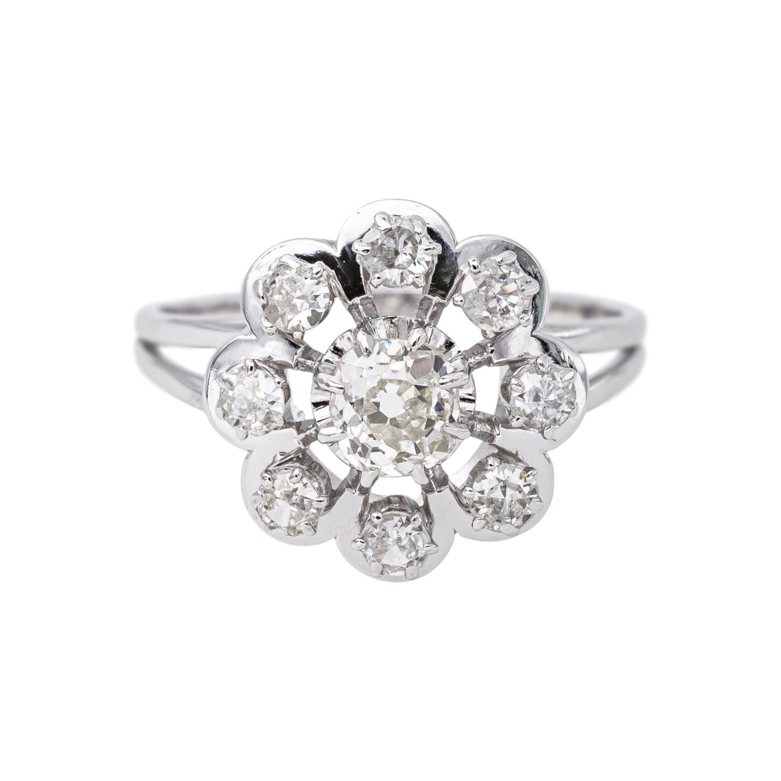 Bague Or blanc Diamant