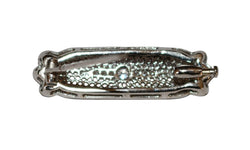 Broche Barrette en or blanc et diamants