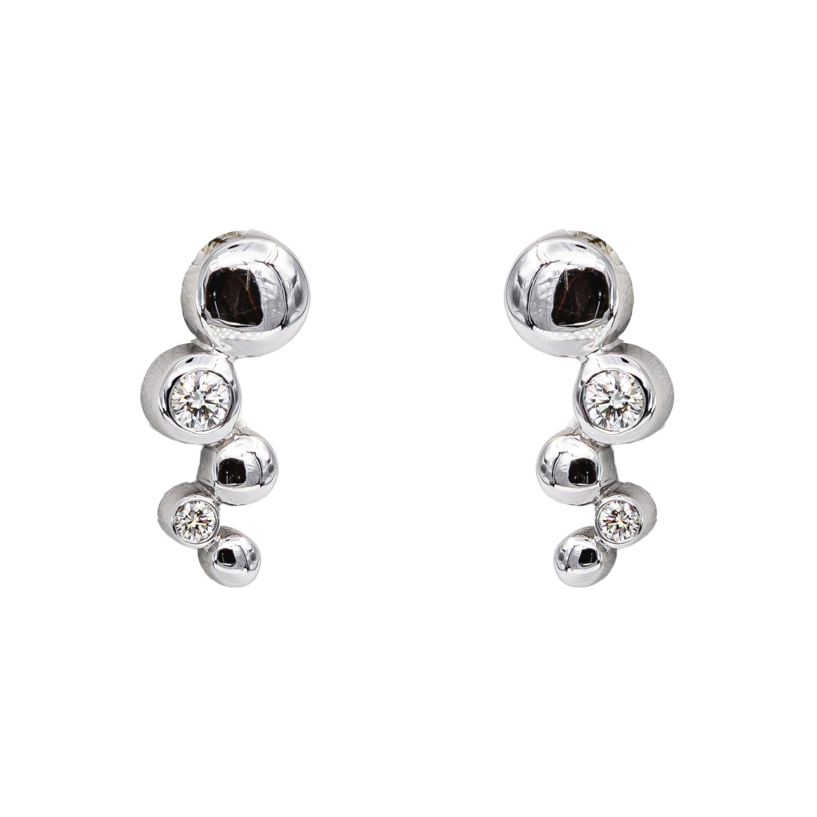 White gold Diamond Earrings