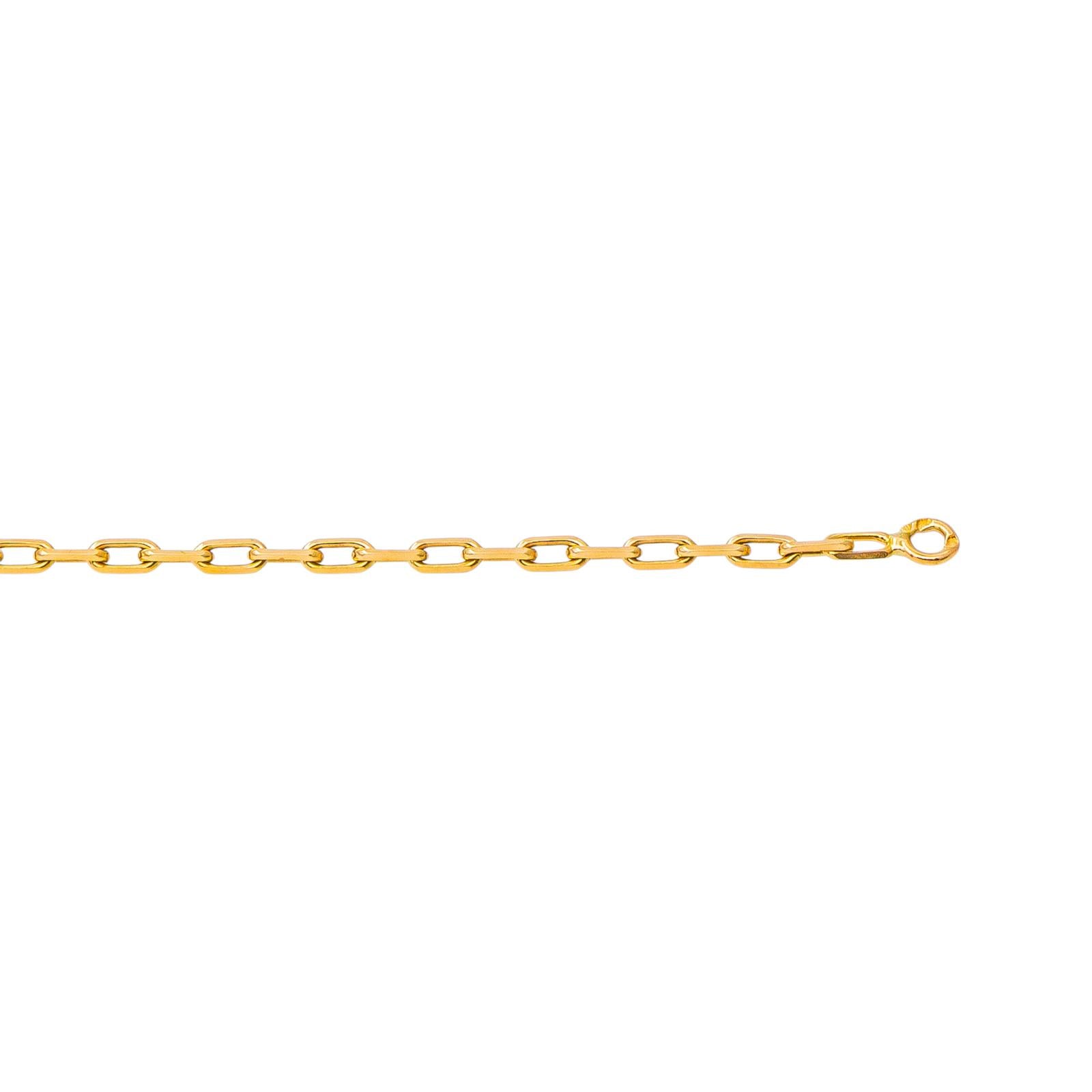 Yellow Gold Forçat Link Necklace