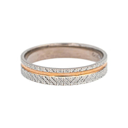 Bague Alliance GUÉRIN en or blanc et or rose