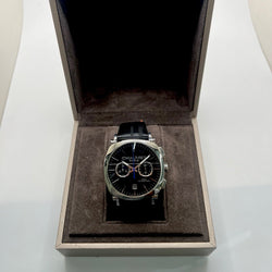CHAUMET "Dandy" Watch in Steel and Leather