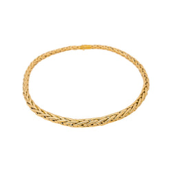 Collier Maille palmier Or jaune