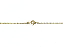 Yellow gold chain with marine-style links