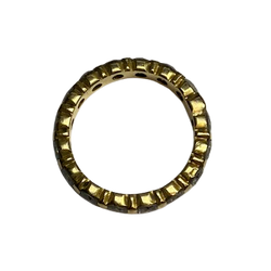 Yellow Gold and Diamond Wedding Band