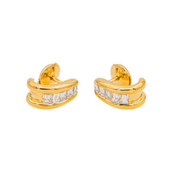 Earrings Yellow gold Diamond