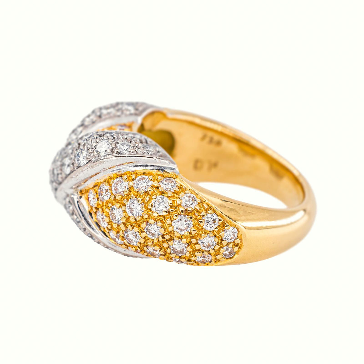 Ring  Bangle  Yellow gold  Diamond