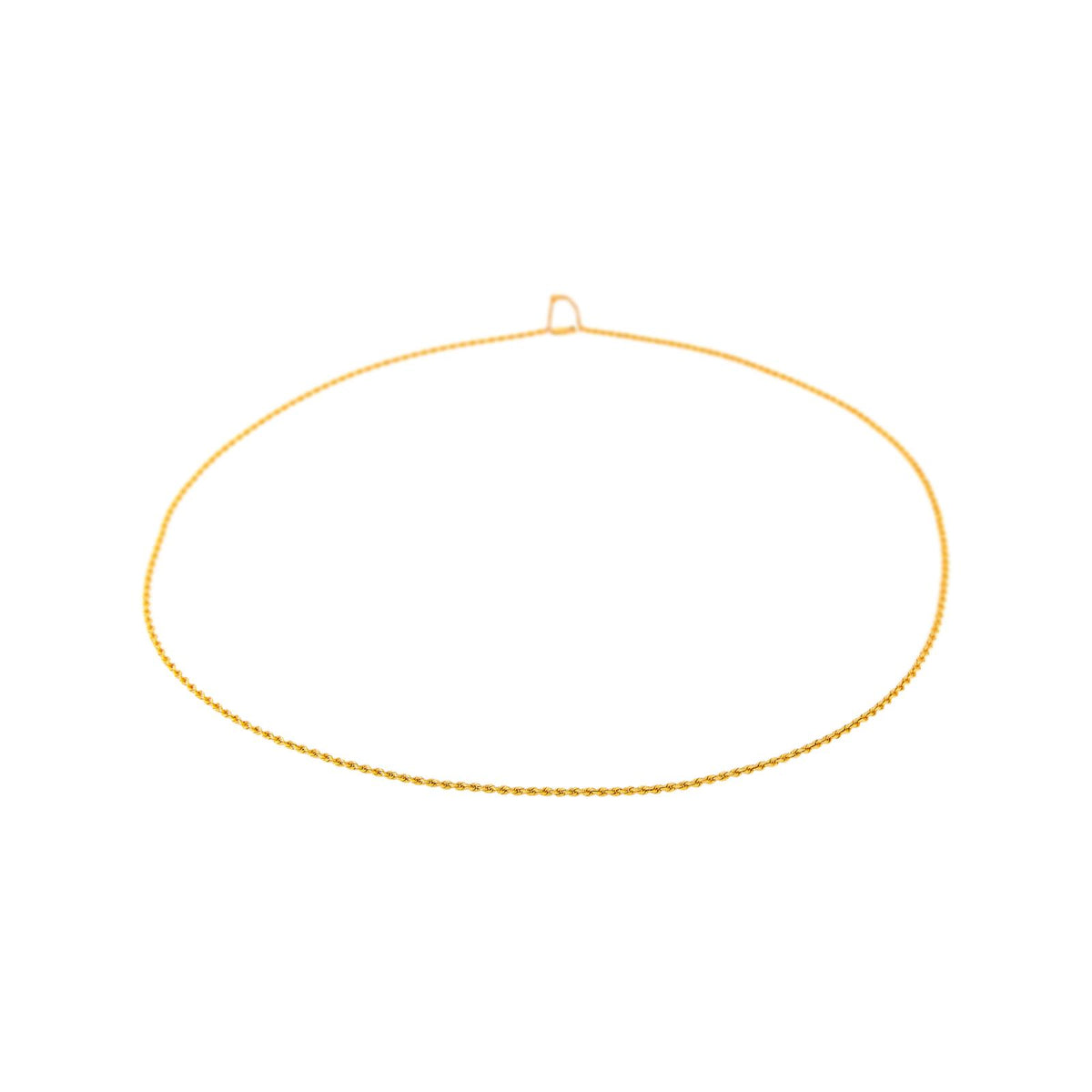 Rose gold long necklace