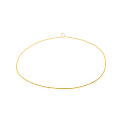 Rose gold long necklace