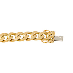 Yellow Gold Curb chain Bracelet