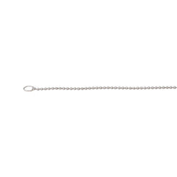 Necklace  White gold  Diamond