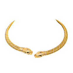 Cartier Torque Panthère Necklace in Yellow gold
