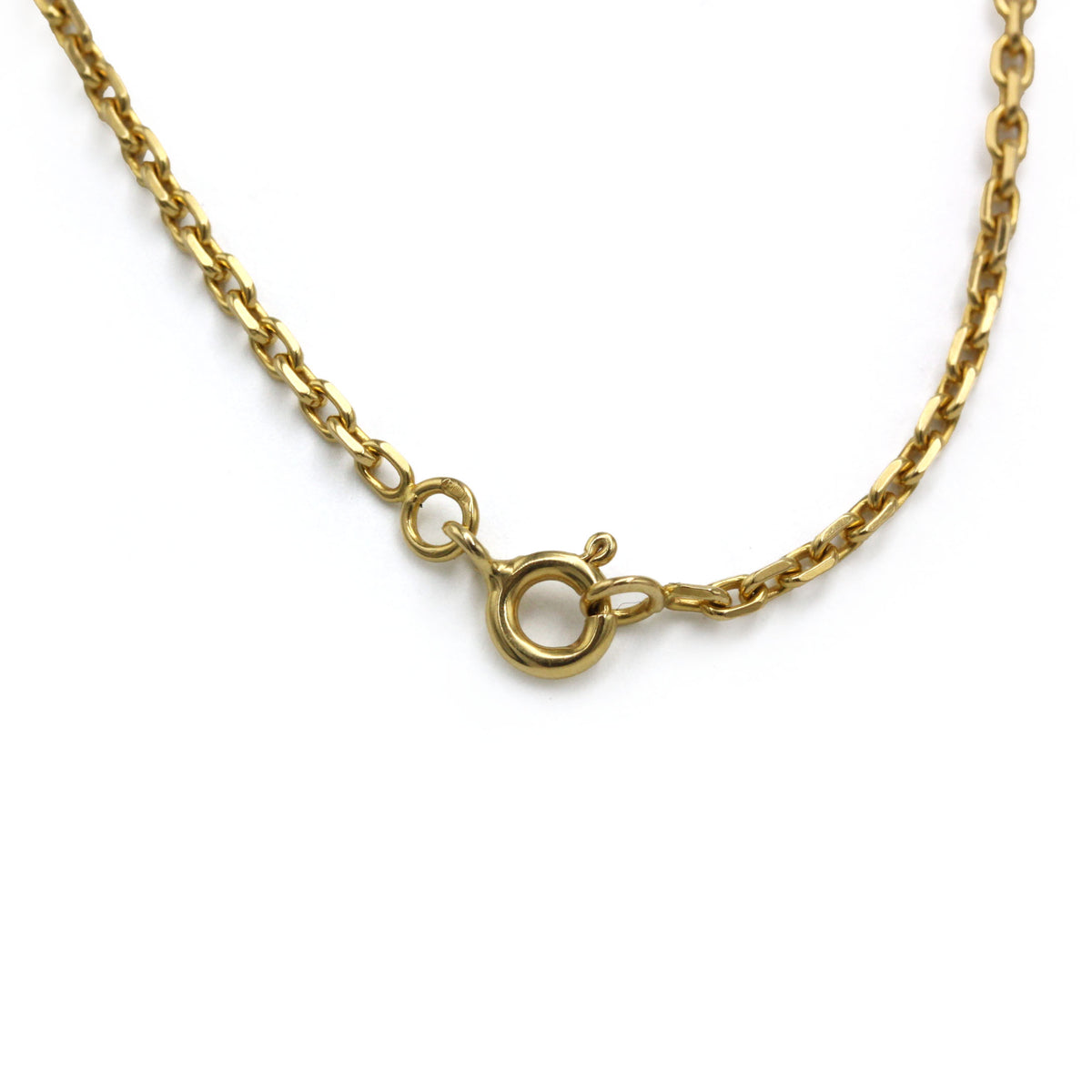 Collier Chaîne en or jaune et diamants