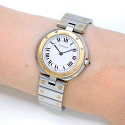 Montre CARTIER Santos Vendôme en or jaune et acier