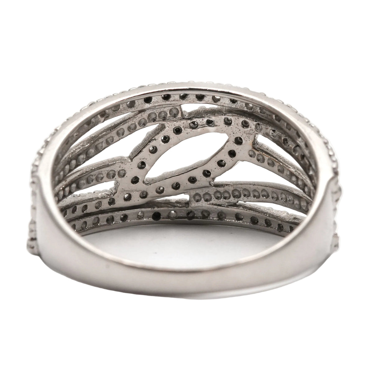 White Gold Diamond Pave Ring
