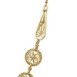 Drapery Necklace in Yellow Gold