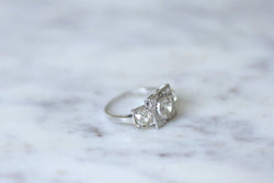 Bague 3 diamants Art Deco - Castafiore