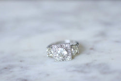 Bague 3 diamants Art Deco - Castafiore