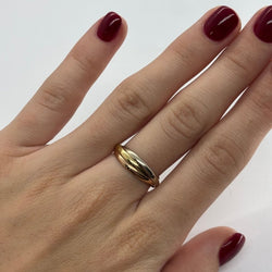 Bague 3 ors en or jaune, or rose, or blanc - Castafiore