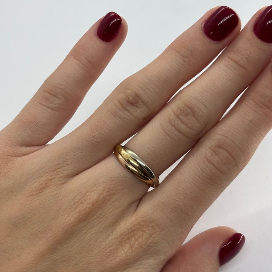 Bague 3 ors en or jaune, or rose, or blanc - Castafiore
